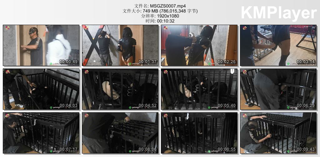 魔束工作室0007_伪娘会所体验记 第一部 皮革搜查官的单手套pao机和笼子调教.jpg