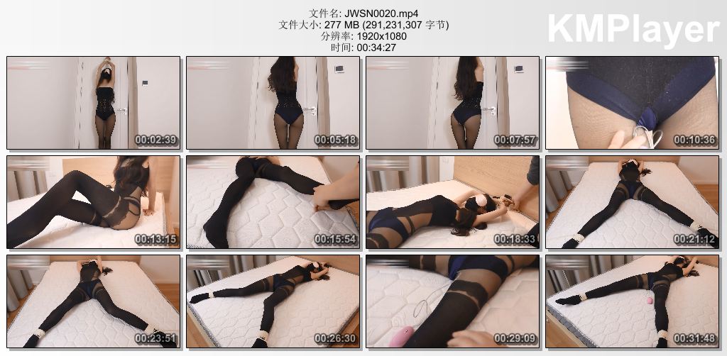 九尾少女0020_可爱的小M被双手吊缚捆绑 留给她的只能是无助的扭动.jpg