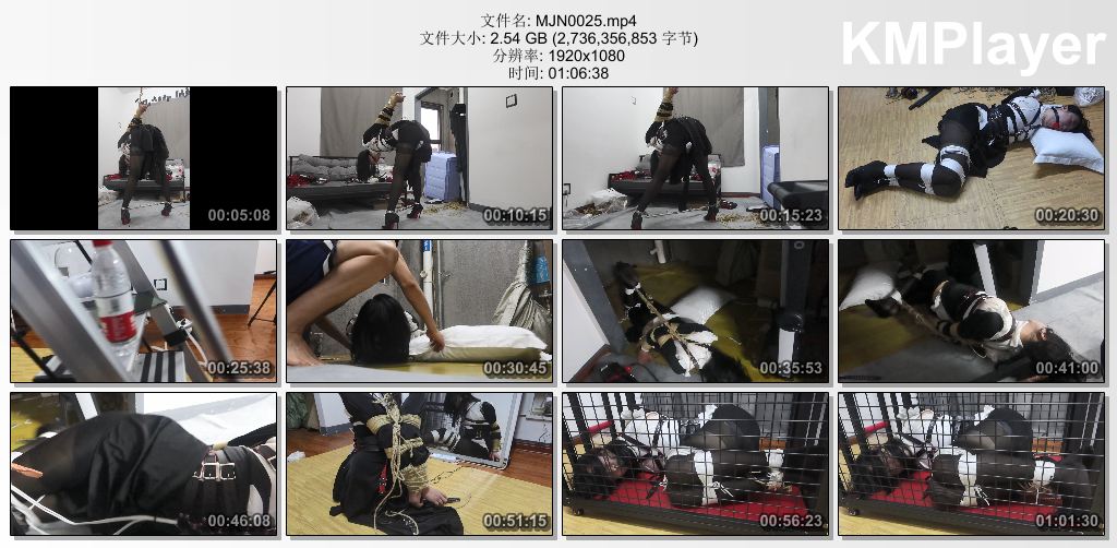 面具男伪娘0025_粉樱被出货前想要逃跑？那就用100米绳子捆死 超大号口球伺候.jpg